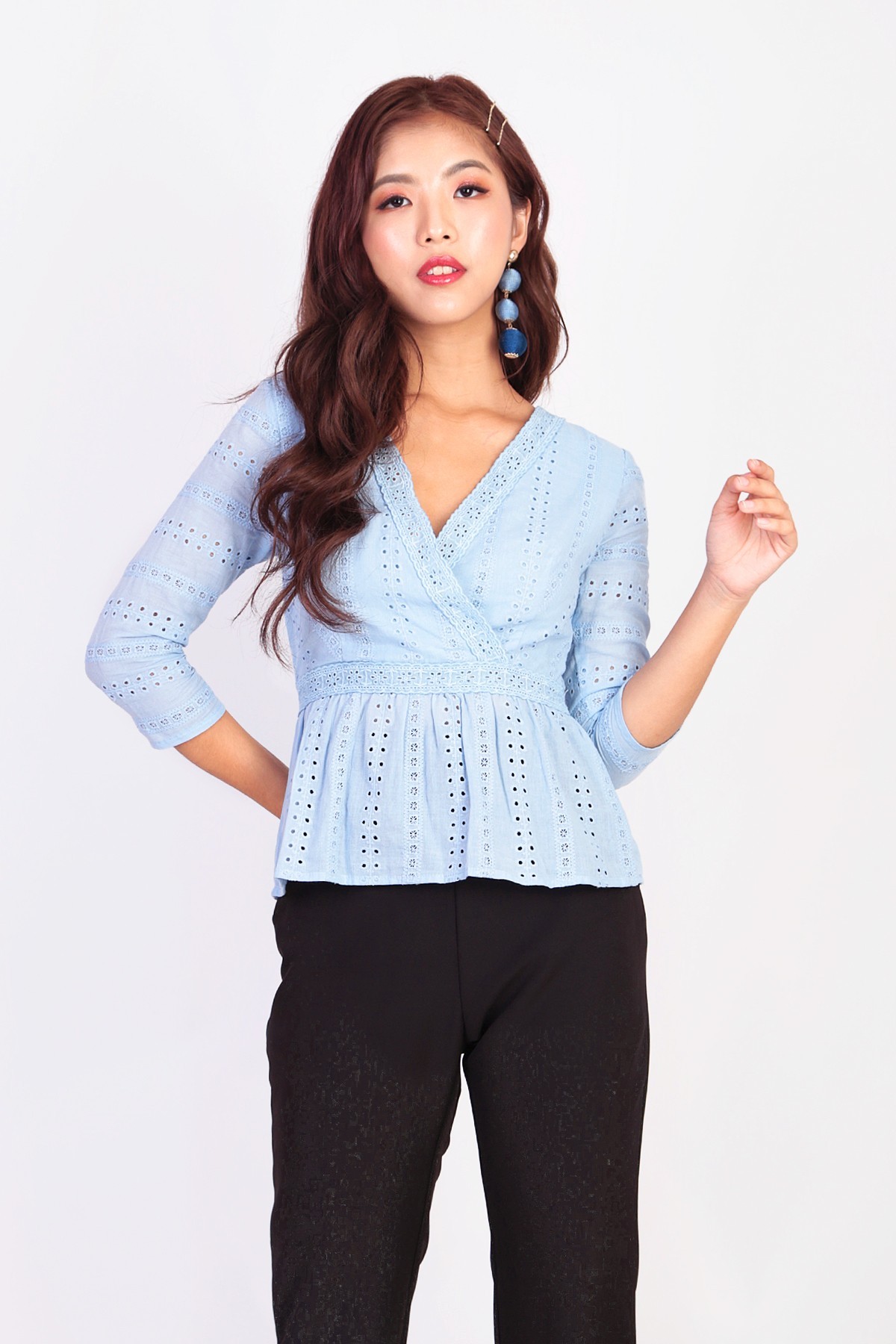 Nessa Top - Aquamarine