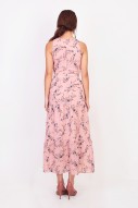 Laurel Floral Maxi Dress in Pink
