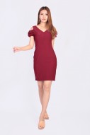 Daphne Workdress in Rustic Red