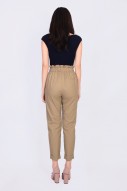 Valerie Paperbag Pants in Khaki