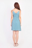 RESTOCK: Eliz Polka Dot Dress in Jade