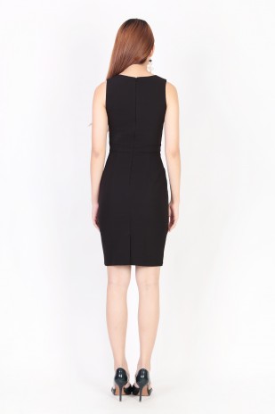 RESTOCK3: Molly Panel Workdress in Black