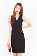 RESTOCK3: Molly Panel Workdress in Black