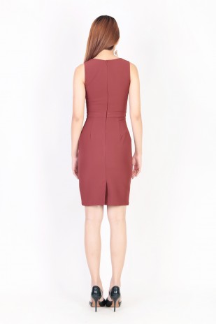 RESTOCK3: Molly Panel Workdress in Rustic Rose