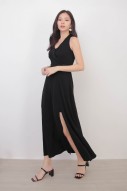 Courtney Sequin Maxi in Black