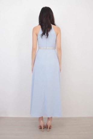 Courtney Sequin Maxi in Sky Blue