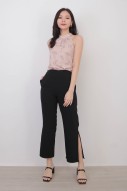 Camila Floral Top in Peach Pink