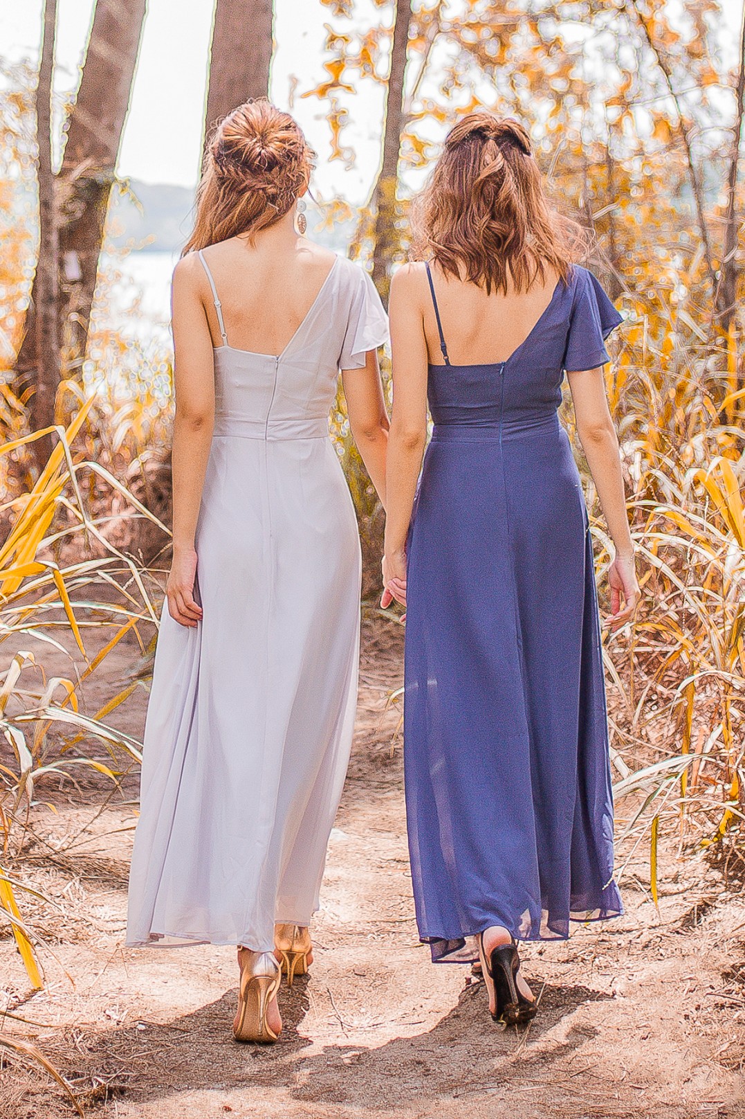 RESTOCK: Faye Toga Maxi Dress in Steel 