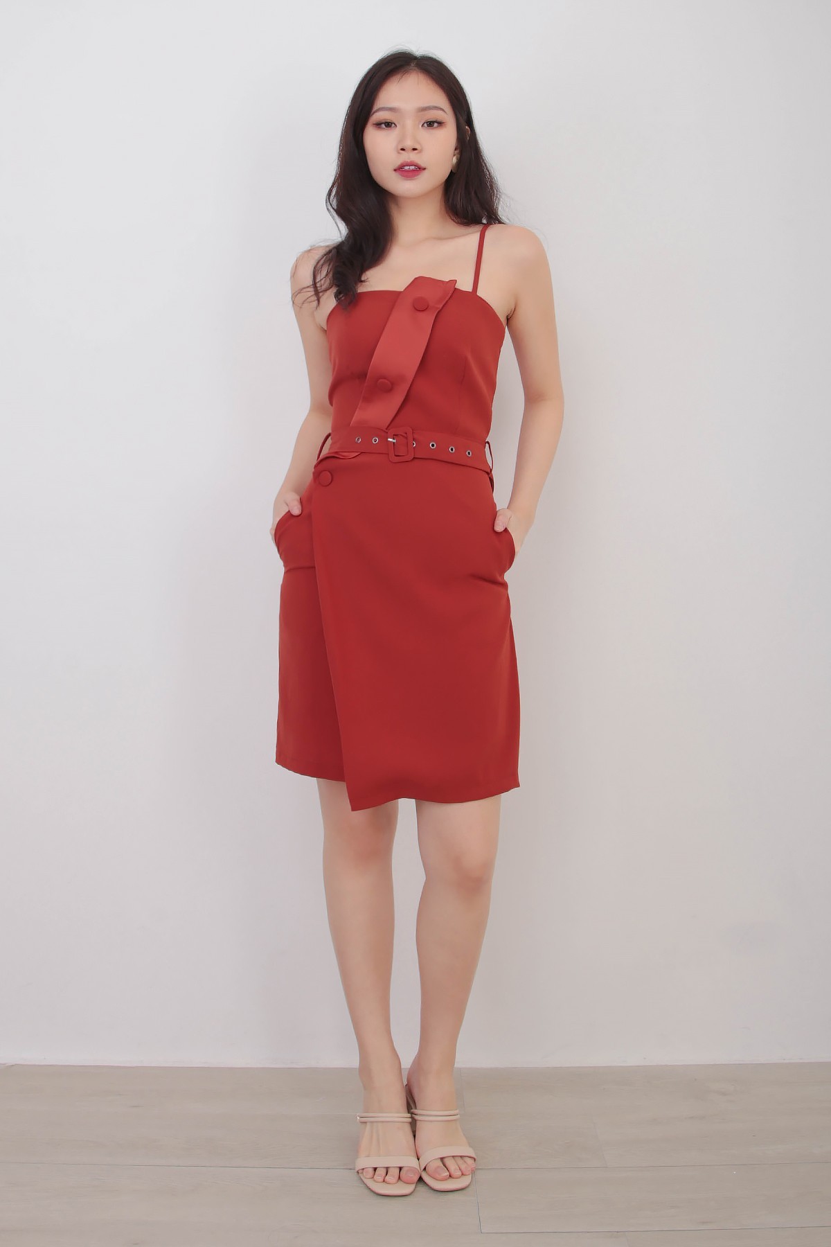 Burnt orange 2024 sheath dress