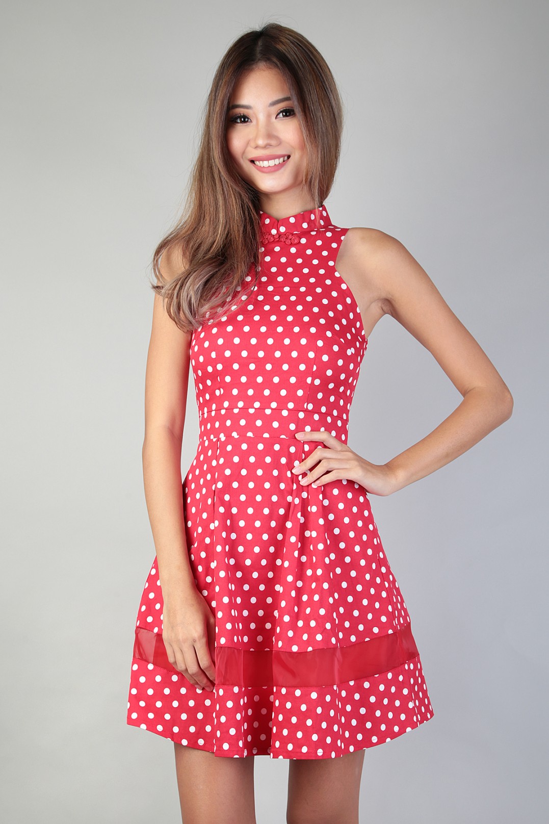 polka dot frock