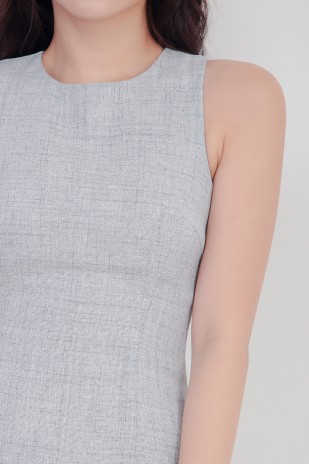 Edina Tweed Workdress in Grey