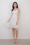 RESTOCK: Darlyn Floral Dress in White