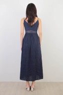 RESTOCK: Suzanne Playsuit Maxi in Navy