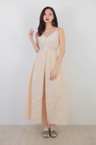 RESTOCK: Suzanne Playsuit Maxi in Cream