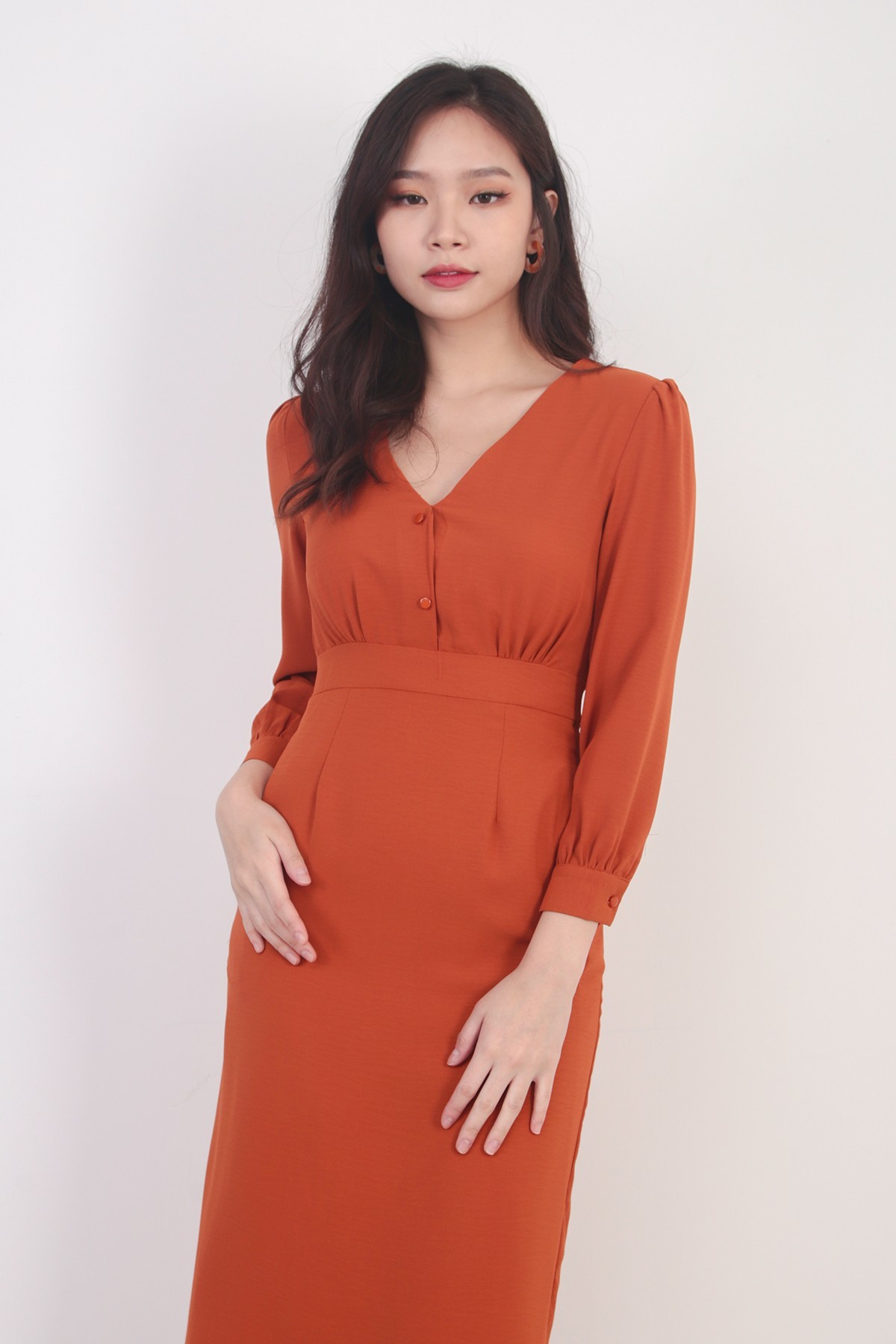 Penelope Midi Dress in...