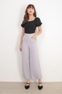 Annalise Wide Leg Pants in Lilac