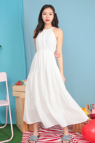 Ballencia Maxi Dress in White