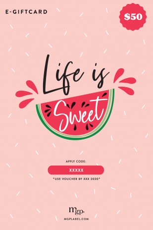 MGP Giftcard (life is sweet) S$50