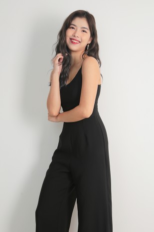 Henriette Sleek Jumpsuit in Black