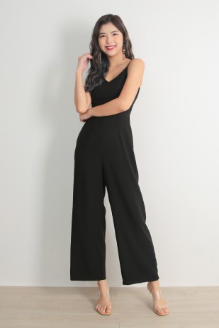 Henriette Sleek Jumpsuit in Black