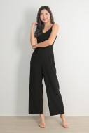 Henriette Sleek Jumpsuit in Black