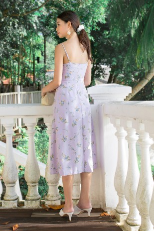 Kalare Floral Dress in Lavender