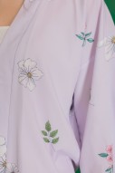 Kalina Floral Kimono in Lavender