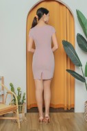 Pamlyn Sleek Workdress in Pink
