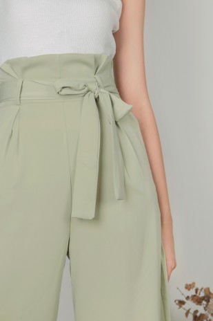 Tauriel Paperbag Culottes in Avocado