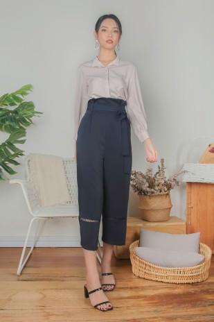 Tauriel Paperbag Culottes in Navy