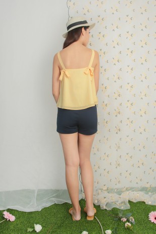 Shantell Printed Top in Yellow