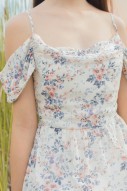 Monet Cold Shoulder Dress in Floral