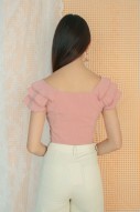 Maylea Button Top in Pink