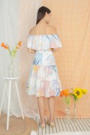 Esmerelda Printed Dress in Lilac