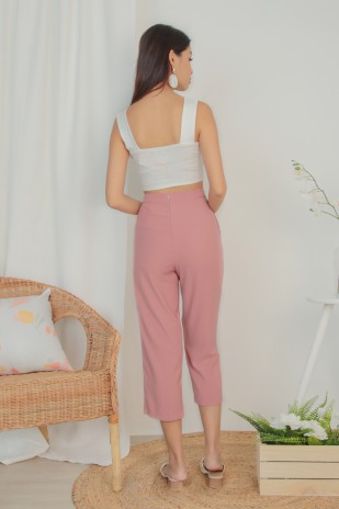 Taniel High Waist Pants in Rose