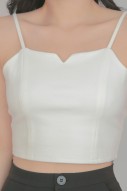 Alessio Crop Top in White