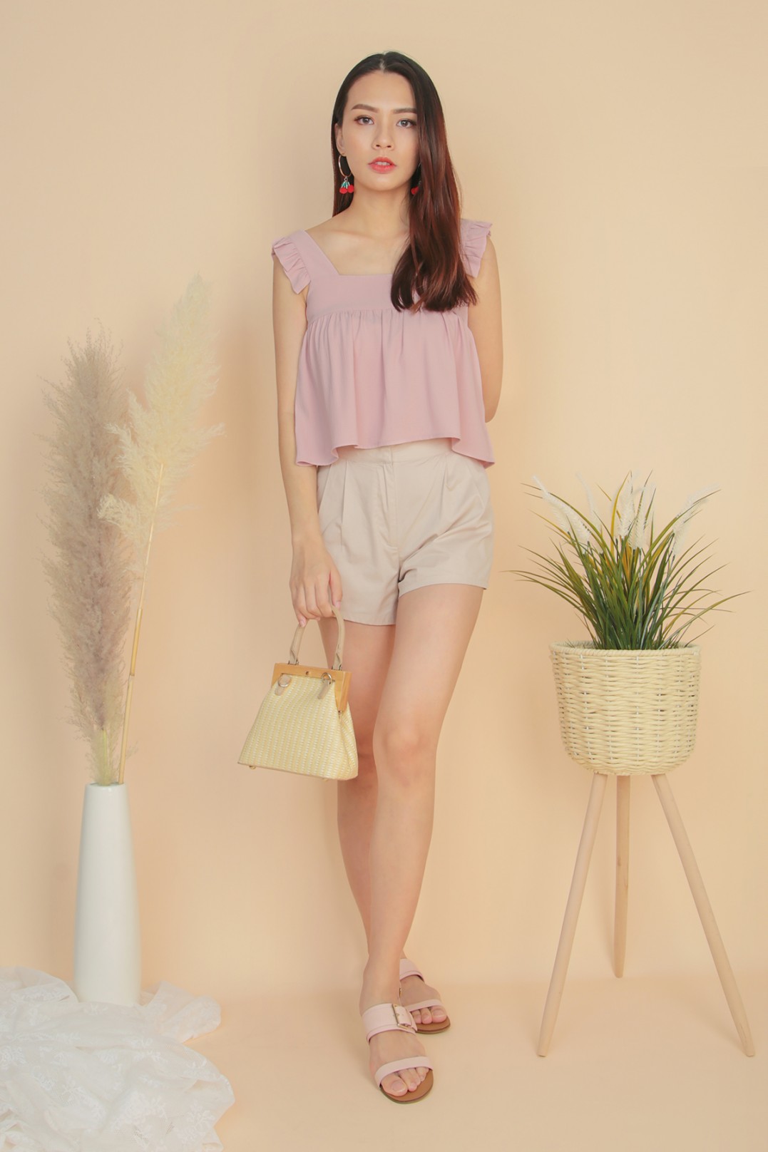 pink babydoll shirt