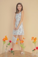 Ransome Floral Dress in Cream