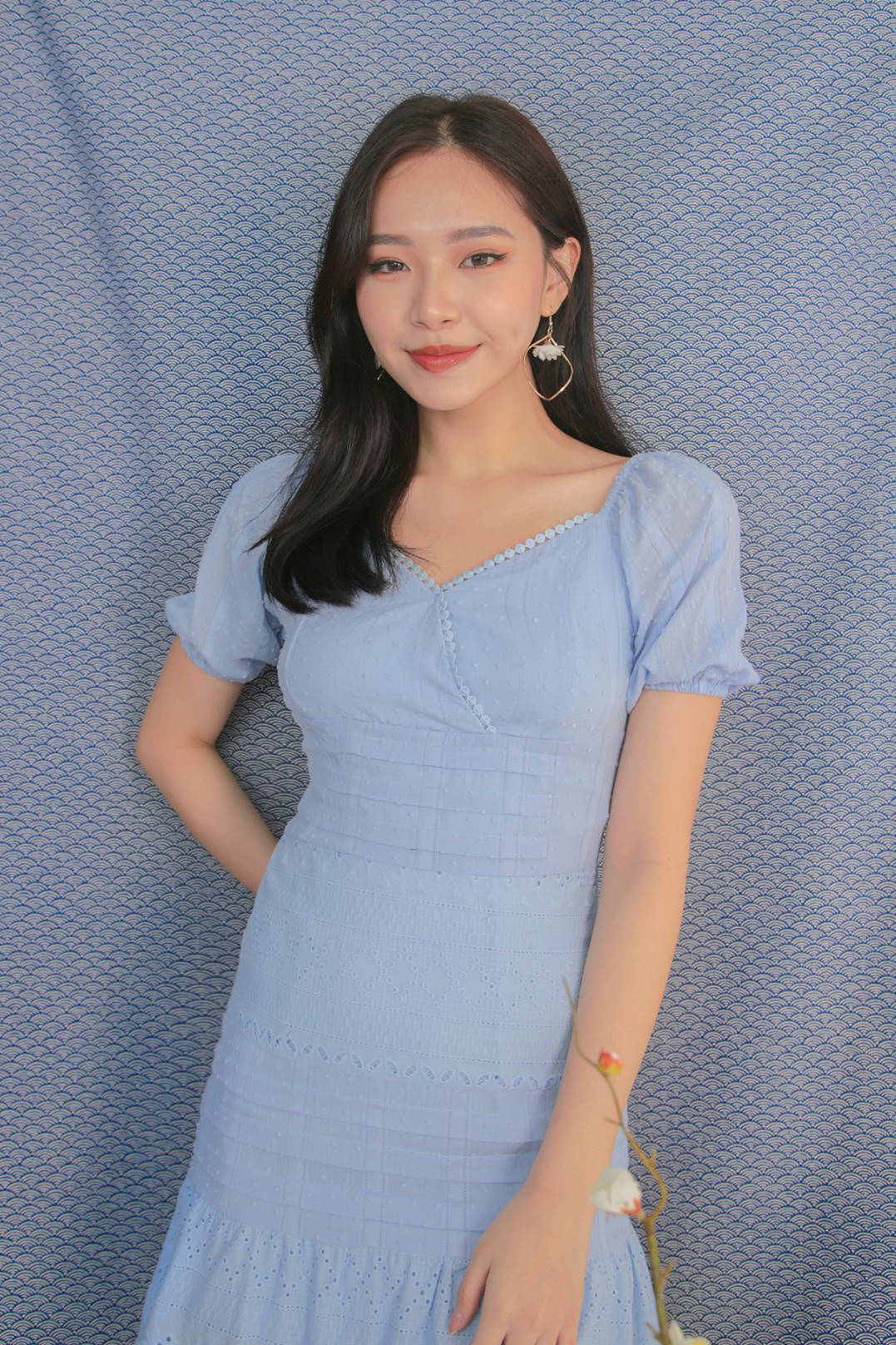 gown blue colour