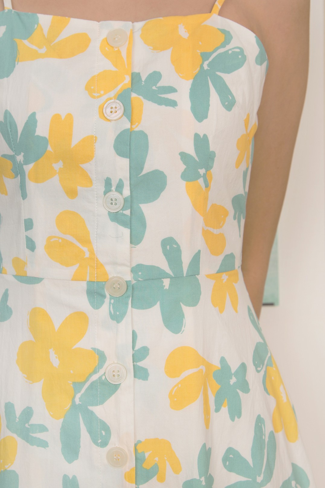 Suzy Floral Dress in Yellow - MGP