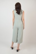 Hayria Knot Jumpsuit in Sage