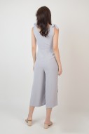 Hayria Knot Jumpsuit in Blue