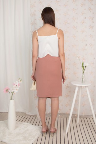 Andee Overlay Dress in Pink