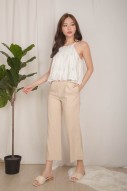 Tesrin Pleated Top in White