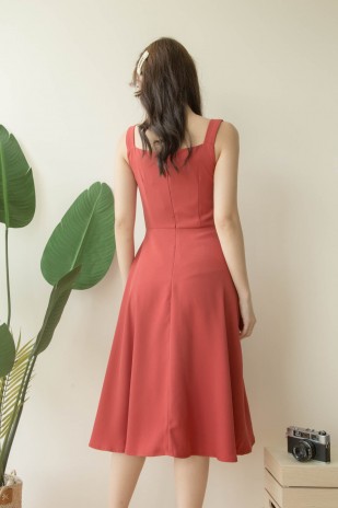 Roxie Swing Dress in Rose