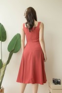 Roxie Swing Dress in Rose
