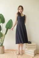 Roxie Swing Dress in Navy