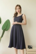 Roxie Swing Dress in Navy