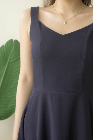 Roxie Swing Dress in Navy