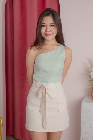 Kayce Toga Top in Mint